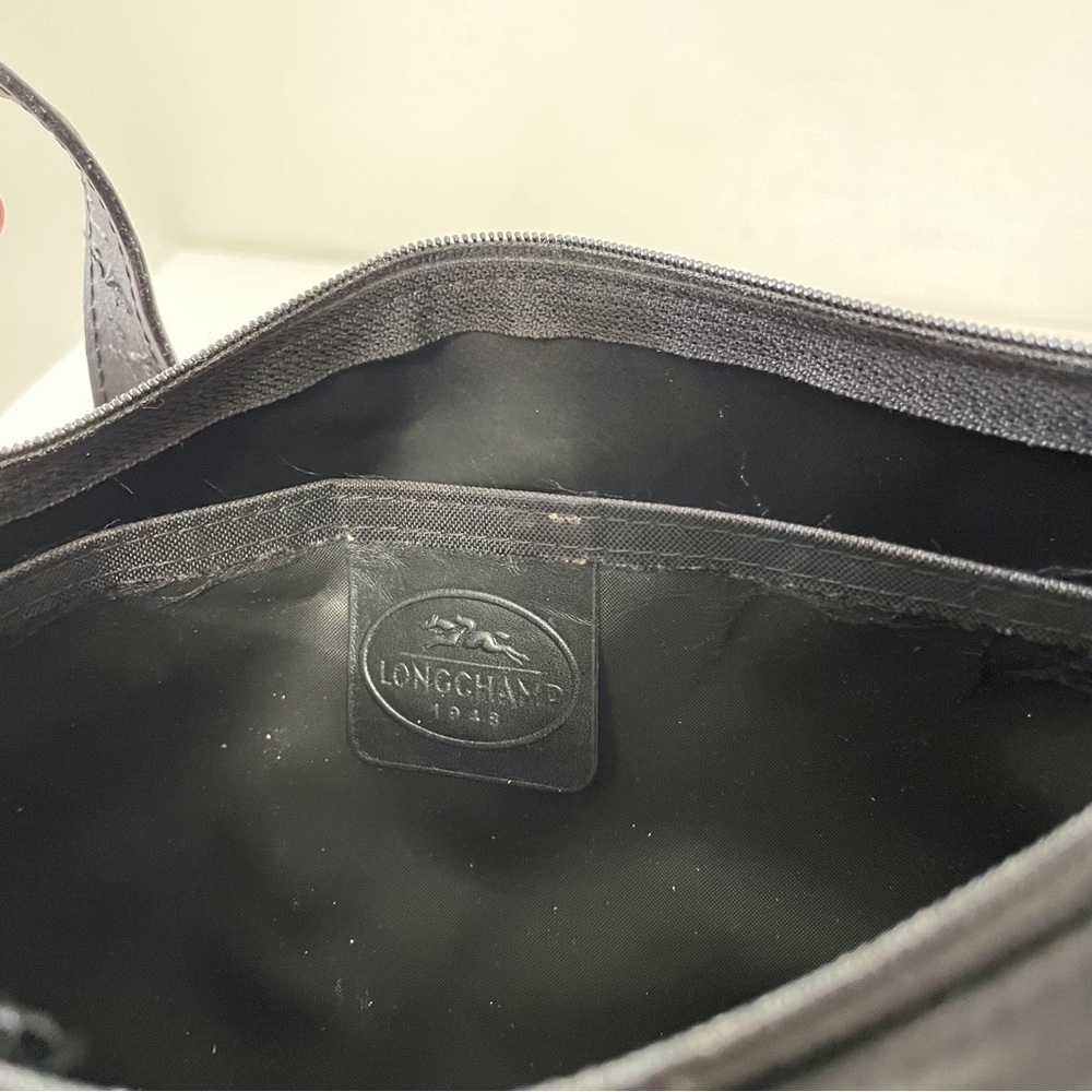 ❤️SOLD❤️Longchamp black nylon and leather shoulder bag - Picture 9 of 11